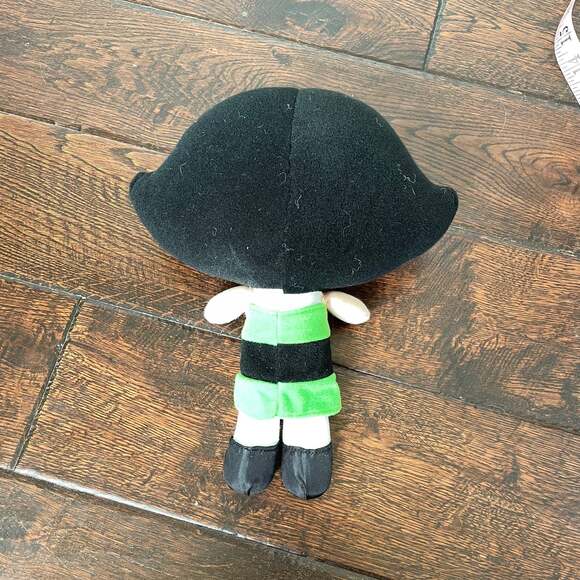 Vintage Powder Puff Girl Buttercup Doll Plush Toy Green Dress Eyes Faded Stuffed - Picture 2 of 8